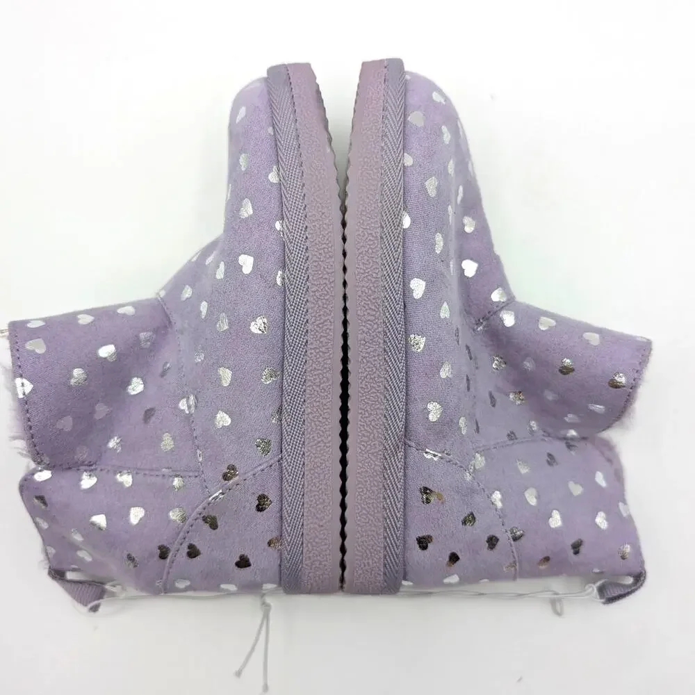 Harper Canyon Elly Cozy Short Boot Unisex Kids Lavender Size US10M